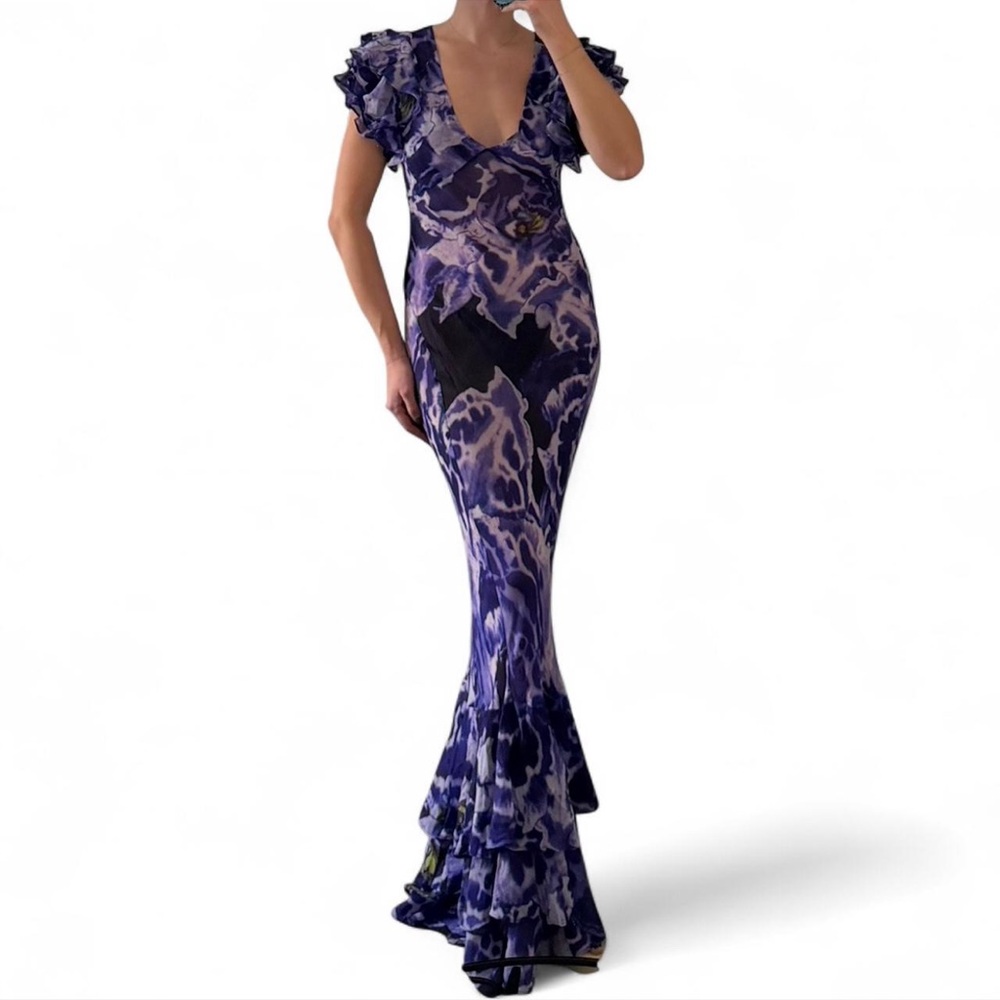 Rat & Boa Lucille Dress – Medium – Sheer Floral